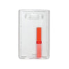 1840-6566 | 2.28" W x 3.60" H - Vertical Rigid Card Holder (Blank) 1840-6566 | 2.28" W x 3.60" H - Vertical Rigid Card Holder (Blank)