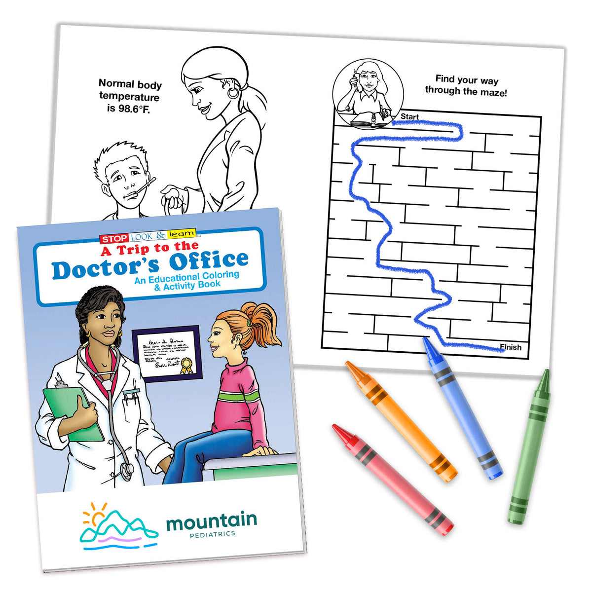 CBDO | A Trip to the Doctor's Office: Kids' Coloring Book