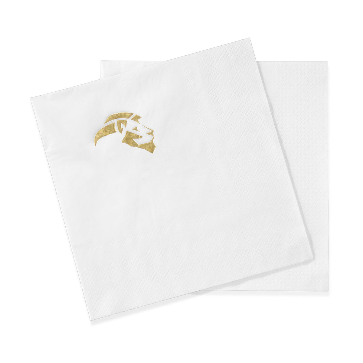 NKF65652P | 6.5" Square Foil Stamp Napkin (2-Ply)