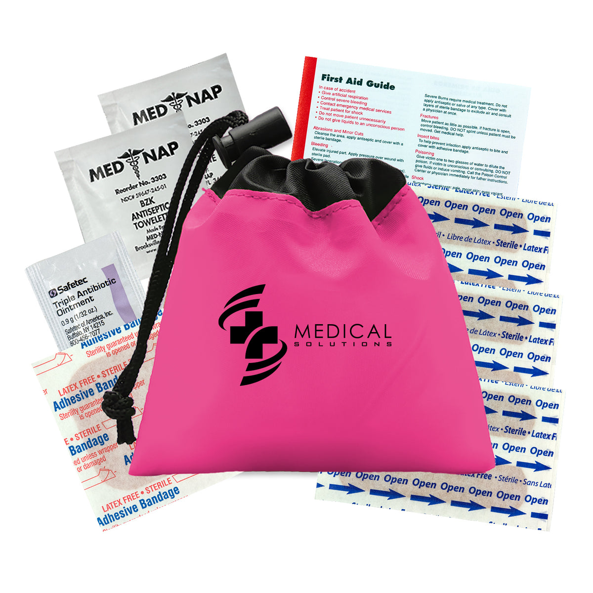 QFAK11 | Quik-Cinch Pouch First Aid Kit - 11 Piece