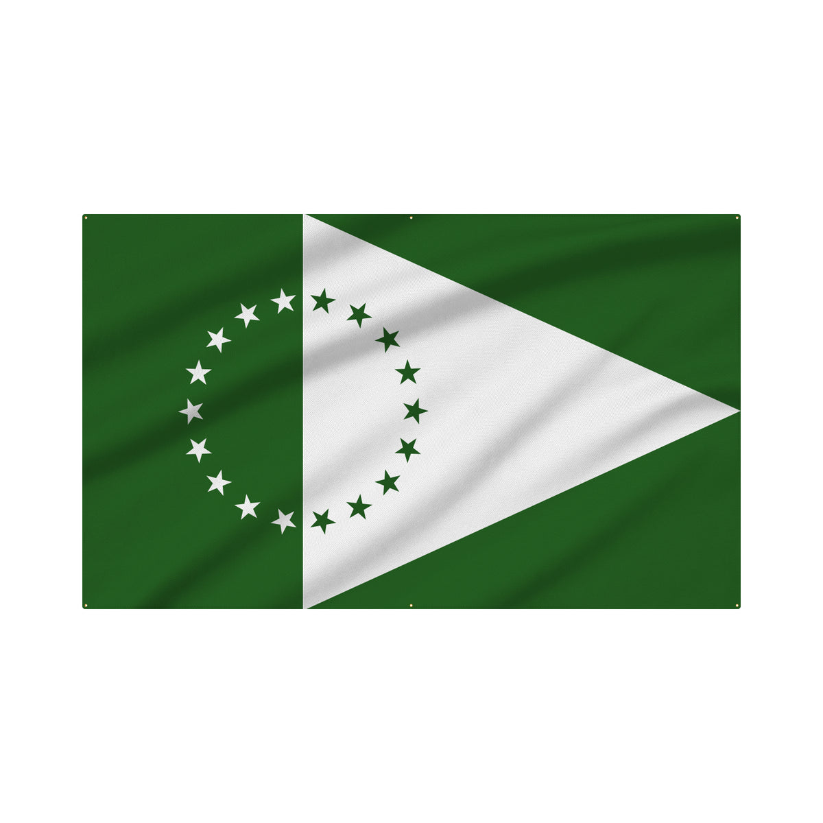 RTF-D-10X6 | 10' W x 6' H - Rectangle Flag (Two Side Imprint)