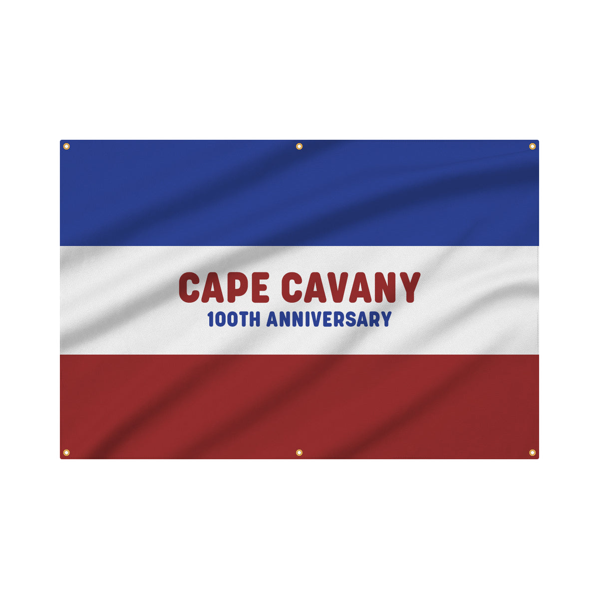 RTF-D-3X2 | 3' W x 2' H - Rectangle Flag (Two Side Imprint)