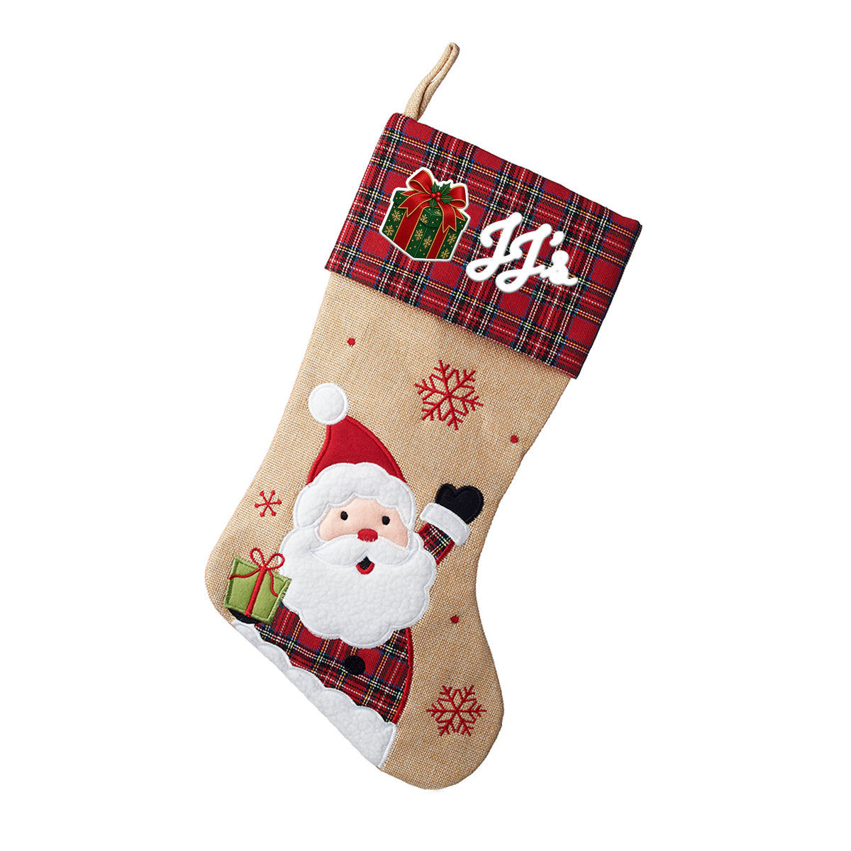 STK-CS-E | Cozy Santa Holiday Stocking