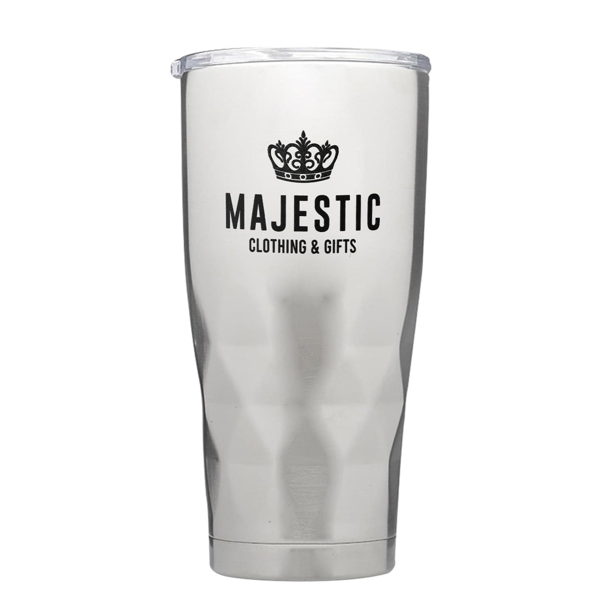 TM20-1 | 20 oz. Diamond Stainless Steel Travel Mug (1 Color Imprint)