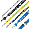 FPLBA-34 | 3/4" Flat Polyester Lanyard with Breakaway FPLBA-34 | 3/4" Flat Polyester Lanyard with Breakaway