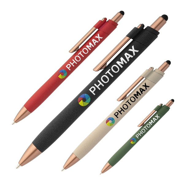 IDP-ALN-C | Nashville Recycled Plastic Pen with Stylus (Full Color Imprint)