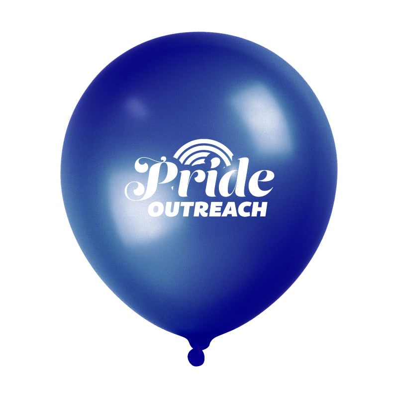 IDP-LB10C-1 | 10" Chrome Latex Balloon (1 Color Imprint)