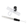 IDP-STRAW2-1 | Retractable Metal Straw with Cleaner (1 Color Imprint) IDP-STRAW2-1 | Retractable Metal Straw with Cleaner (1 Color Imprint)