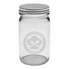 MJSC8-E | 8 oz. Mason Jar Storage Container (Engraved Imprint) MJSC8-E | 8 oz. Mason Jar Storage Container (Engraved Imprint)