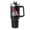 PTM40-F | 40 oz. Pinnacle Stainless Steel Travel Mug (Full Color Imprint) PTM40-F | 40 oz. Pinnacle Stainless Steel Travel Mug (Full Color Imprint)