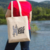 T-NATL-F | Nature Lover Natural Cotton Fiber Tote Bag (Full Color Imprint) T-NATL-F | Nature Lover Natural Cotton Fiber Tote Bag (Full Color Imprint)