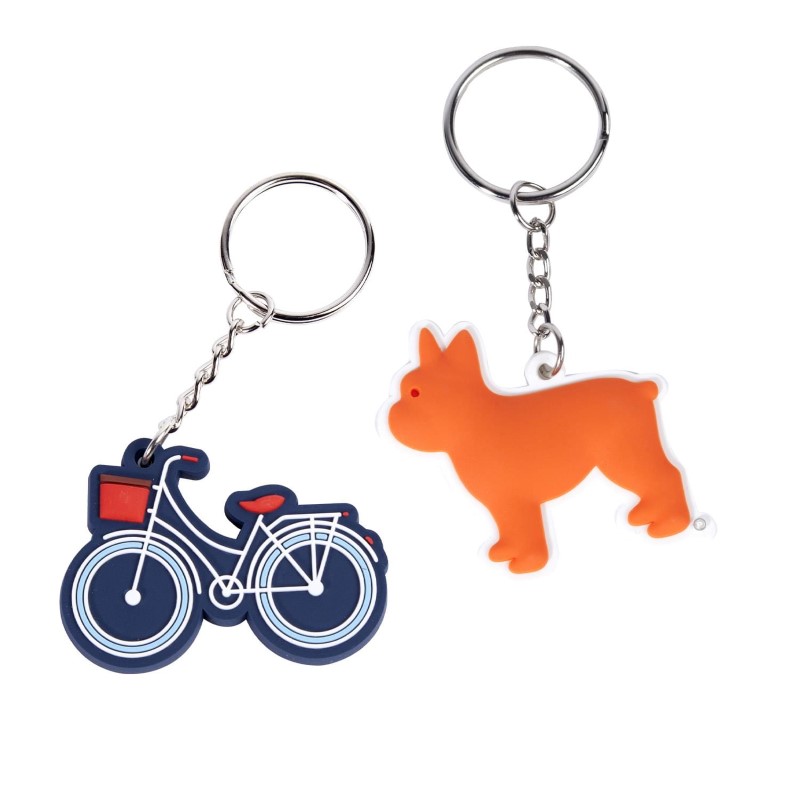 2" PVC Keychain (3D)