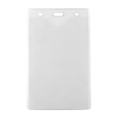 506-456 | 4.25" W x 6.75" H - Vertical Clear Vinyl Badge Holder (Blank)