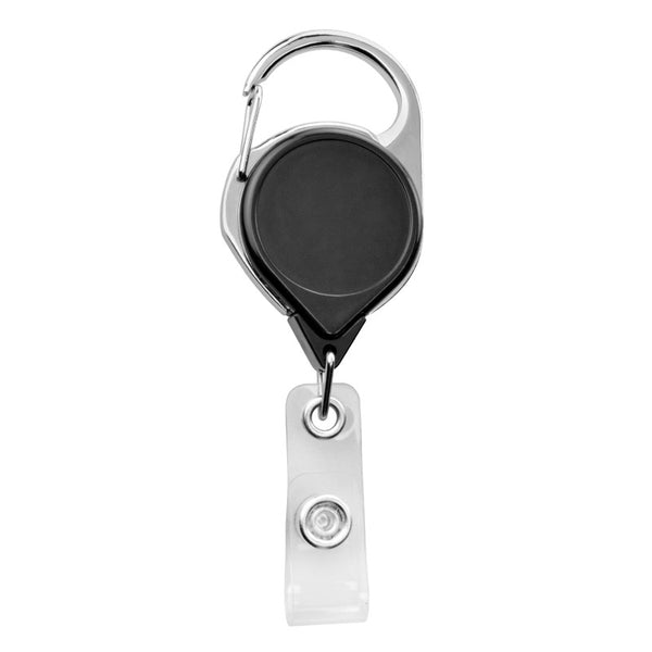 704-CLP | Stock Carabiner Badge Reel with Strap and Clip