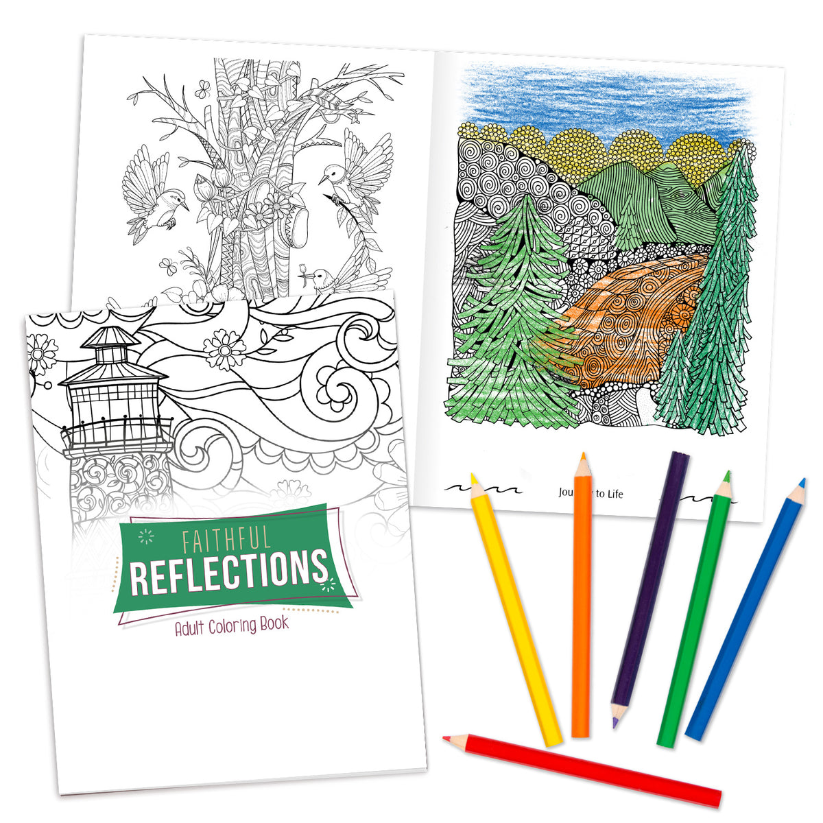CBFF | Faithful Reflections: Adult Coloring Book