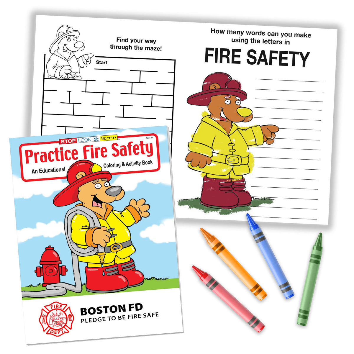 CBFS | Practice Fire Safety: Kids' Coloring Book