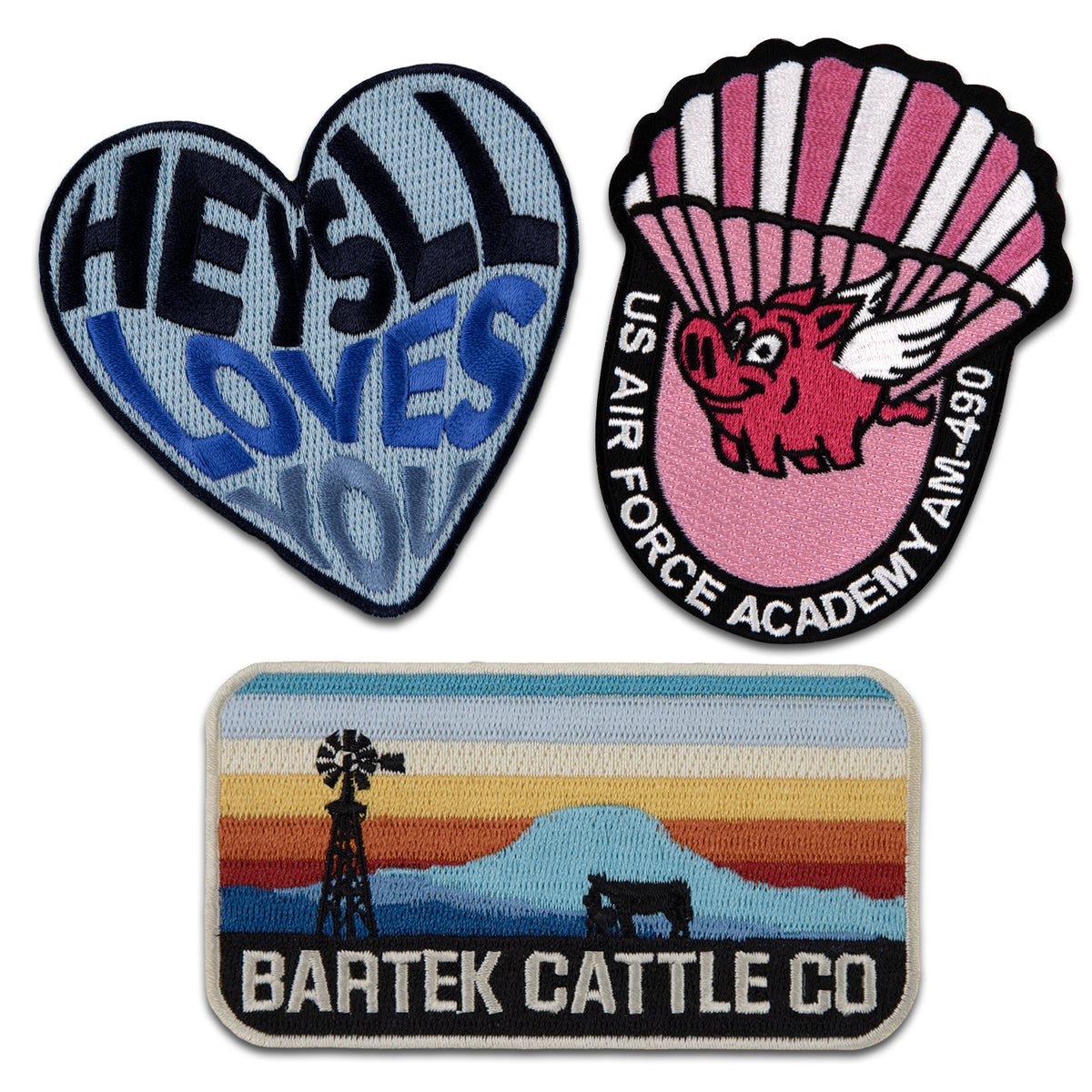 EP-100-4 | 4" Embroidered Patch (100%)