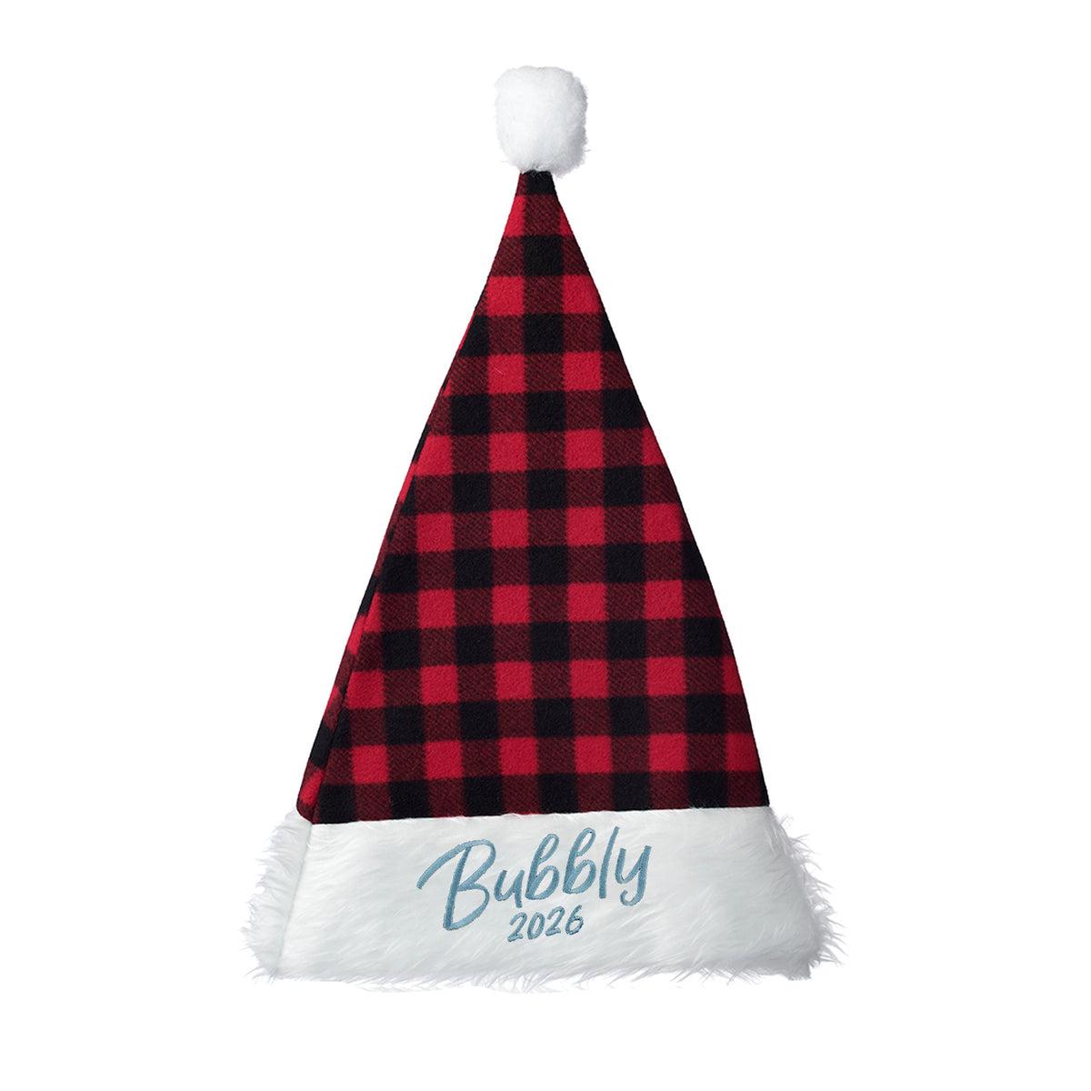 H-MP-E | Merry Plaid Santa Hat