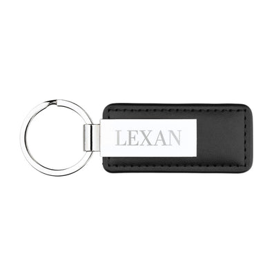 Silver Plated Leather Keyring
