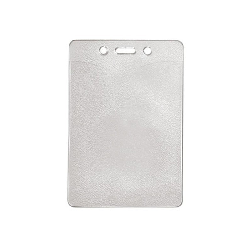 CL-1815-1300 | 3.18" W x 4.78" H - Vertical Clear Vinyl Badge Holder (Blank)