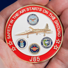 COINBR-15-2 | 1.5" Brass Challenge Coin (4 Colors on Both Sides)