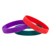 EIR-12 | 1/2" Rush Embossed Silicone Wristband
