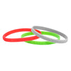 EIR-14 | 1/4" Rush Embossed Silicone Wristband