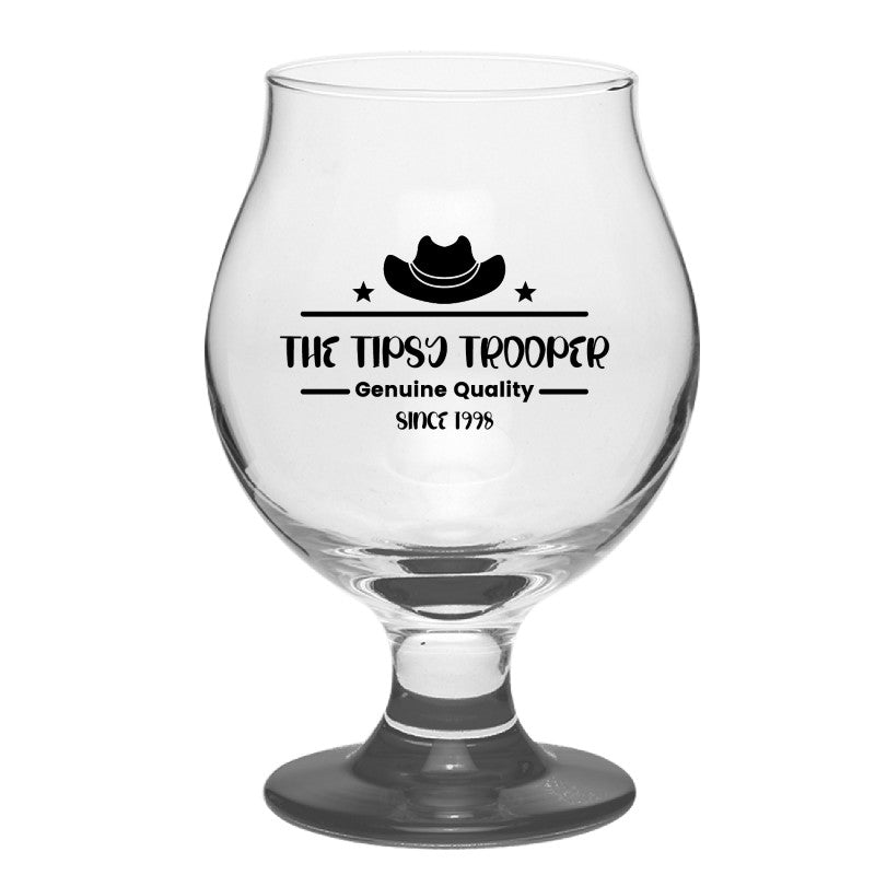 GWBB-1 | 13 oz. Brussels Belgian Beer Glass (1 Color Imprint)