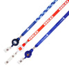 IDP-30-DS-12 | 1/2" Dye Sublimated Lanyard with Badge Reel Combo