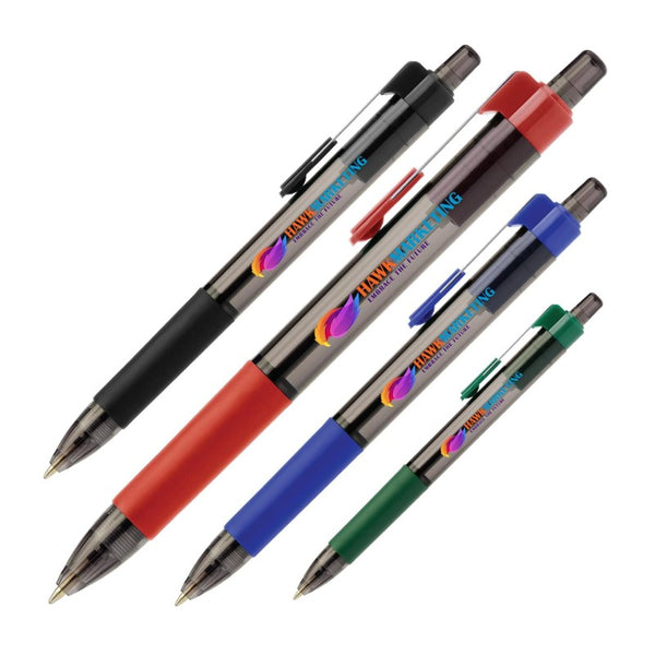 IDP-AHF-C | Slickglide Plastic Pen (Full Color Imprint)