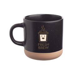 IDP-CM21-2 | 11 oz. Petite Speckled Clay Ceramic Mug (2 Color Imprint)