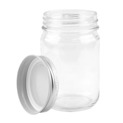 MJSC12-E | 12 oz. Mason Jar Storage Container (Engraved Imprint)