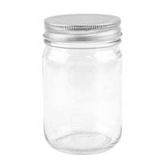 MJSC12-E | 12 oz. Mason Jar Storage Container (Engraved Imprint)