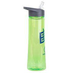 PL22-2 | 22 oz. Aqua Plastic Sports Water Bottle (2 Color Imprint)