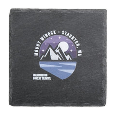 SS-COAST-1 | Square Slate Coaster (1 Color Imprint)