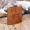 SS6-E | 6 oz. Lazio Stainless Steel Hip Flask (Engraved Imprint)